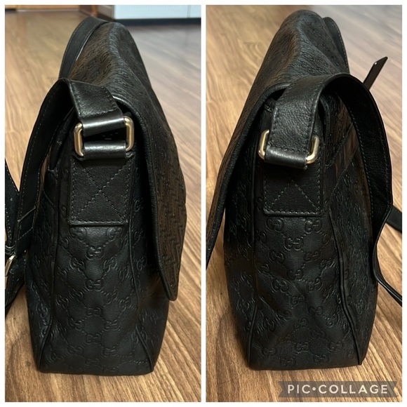 A229 - 💯 % authentic Gucci messenger crossbody bag - Picture 15 of 16
